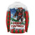 Christmas Bigfoot Ride Snowboard Long Sleeve Shirt Merry Footmas Xmas Style - Wonder Print Shop