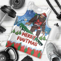 Christmas Bigfoot Ride Snowboard Men Tank Top Merry Footmas Xmas Style - Wonder Print Shop
