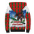 Christmas Bigfoot Ride Snowboard Sherpa Hoodie Merry Footmas Xmas Style - Wonder Print Shop