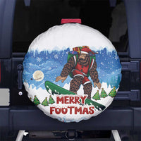 Christmas Bigfoot Ride Snowboard Spare Tire Cover Merry Footmas Xmas Style - Wonder Print Shop