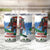 Christmas Bigfoot Ride Snowboard Tumbler Cup Merry Footmas Xmas Style - Wonder Print Shop