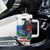 Christmas Bigfoot Ride Snowboard Tumbler With Handle Merry Footmas Xmas Style - Wonder Print Shop