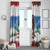 Christmas Bigfoot Ride Snowboard Window Curtain Merry Footmas Xmas Style - Wonder Print Shop