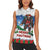 Christmas Bigfoot Ride Snowboard Women Sleeveless Polo Shirt Merry Footmas Xmas Style - Wonder Print Shop
