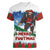 Christmas Bigfoot Ride Snowboard Women V-Neck T-Shirt Merry Footmas Xmas Style - Wonder Print Shop