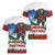 Christmas Bigfoot Ride Snowboard Women V-Neck T-Shirt Merry Footmas Xmas Style - Wonder Print Shop
