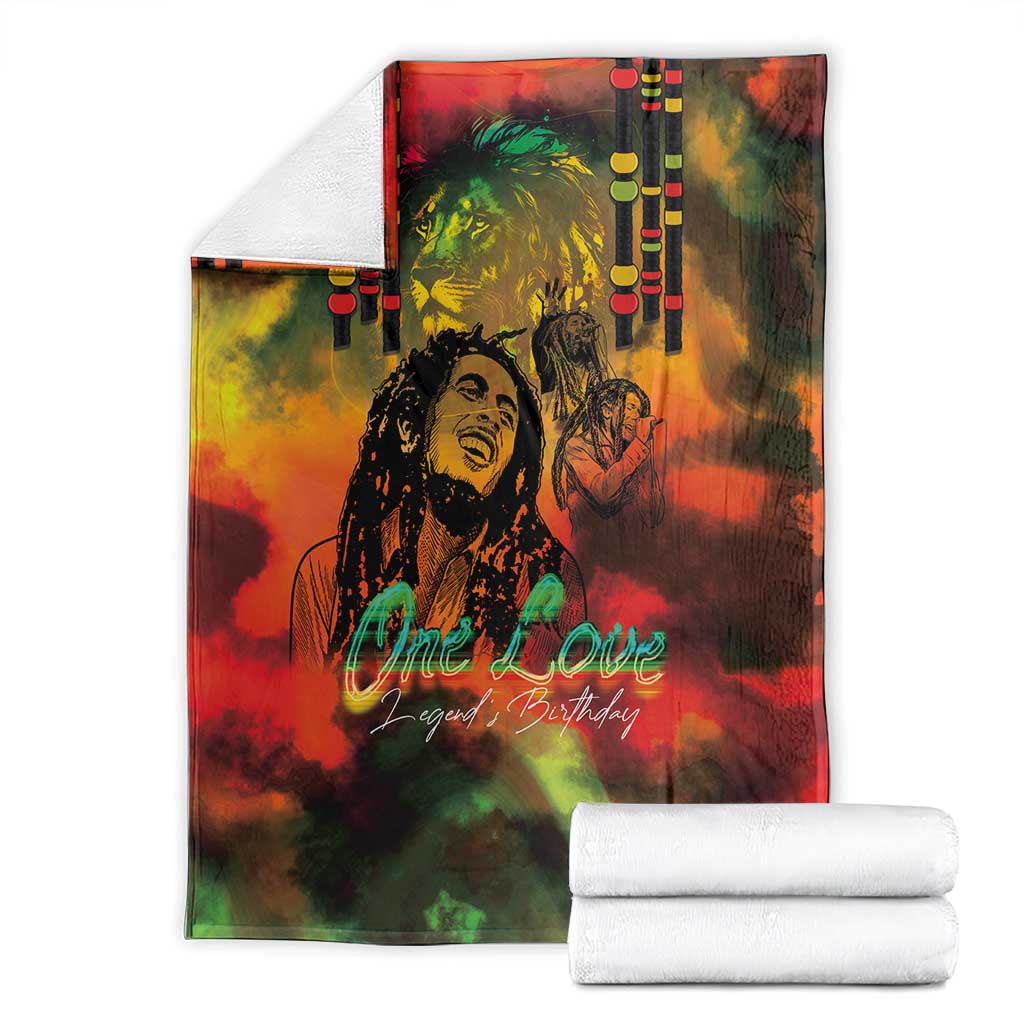 Jamaican Reggae Legend's Birthday Blanket One Love Jamaica