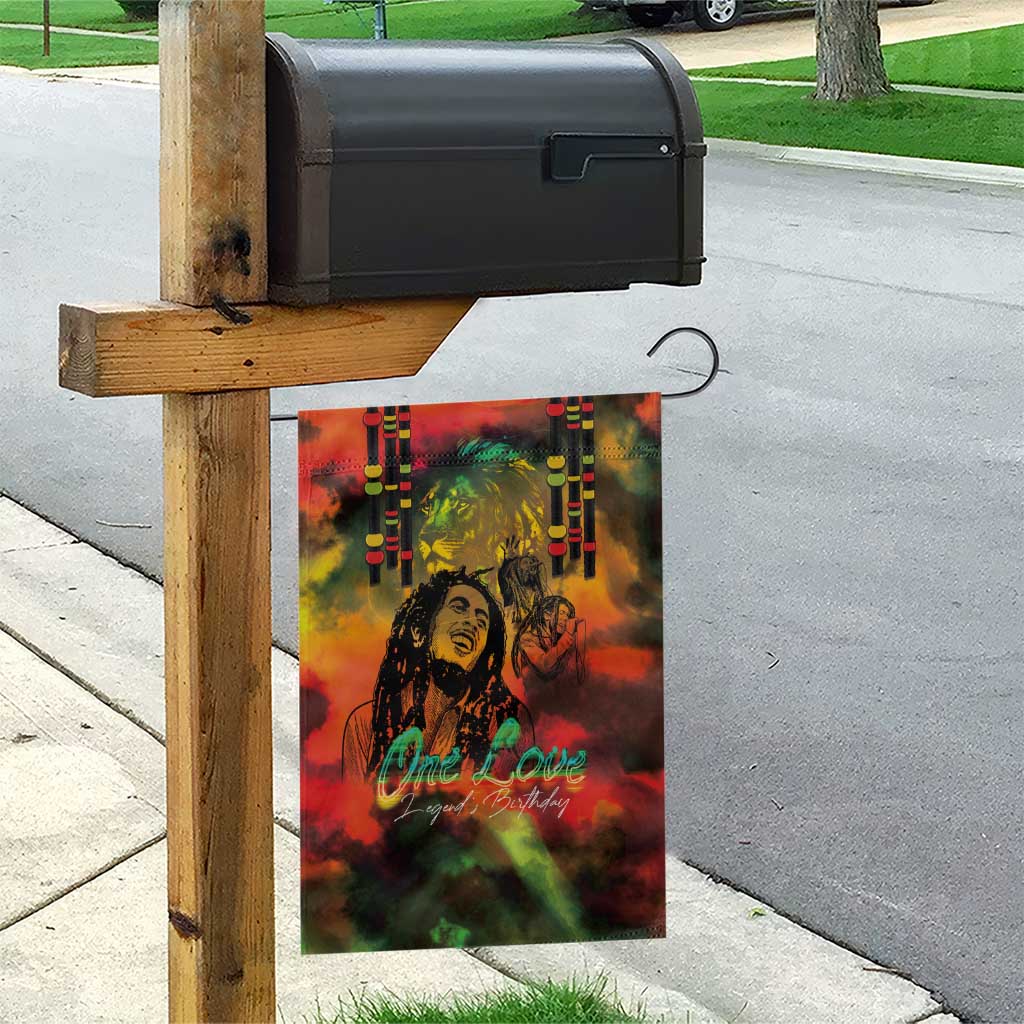 Jamaican Reggae Legend's Birthday Garden Flag One Love Jamaica - Wonder Print Shop