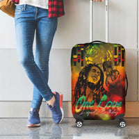 Jamaican Reggae Legend's Birthday Luggage Cover One Love Jamaica - Wonder Print Shop