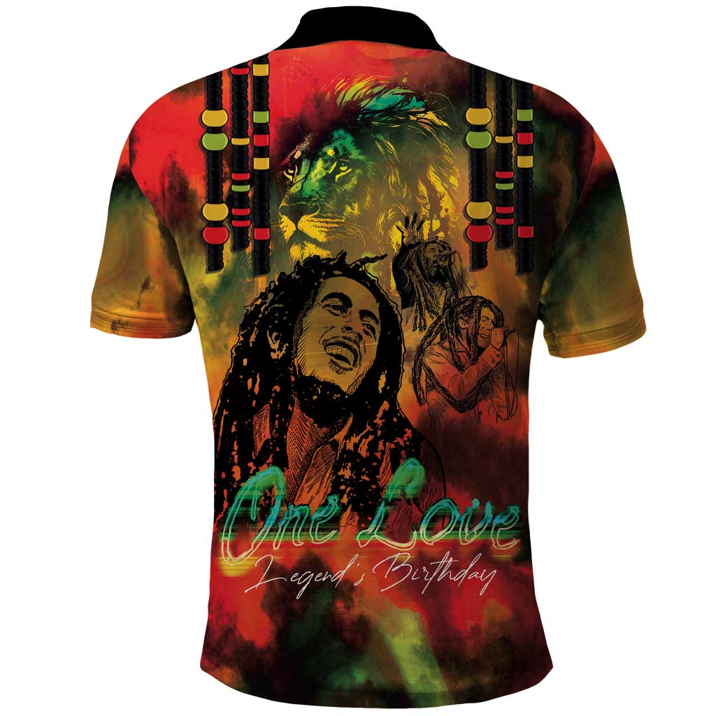 Jamaican Reggae Legend's Birthday Polo Shirt One Love Jamaica - Wonder Print Shop