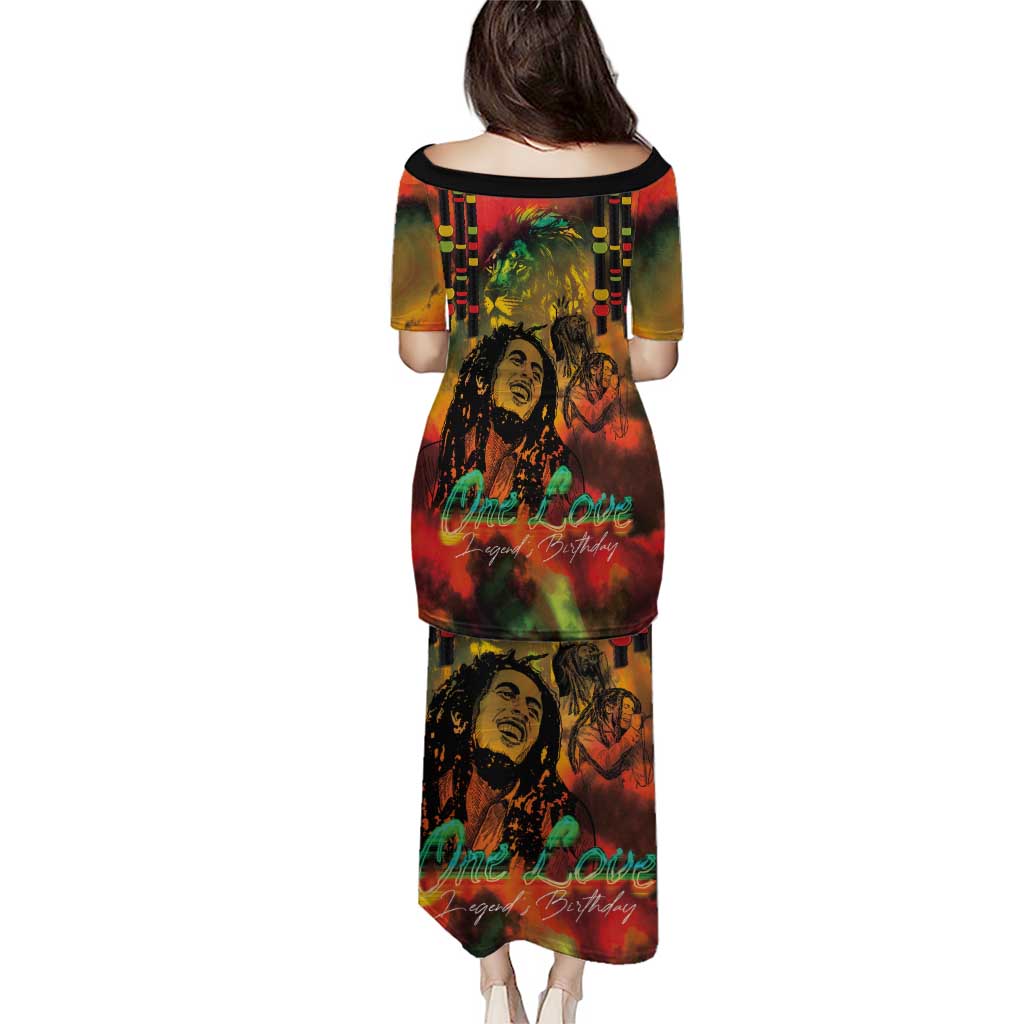 Jamaican Reggae Legend's Birthday Puletasi One Love Jamaica - Wonder Print Shop