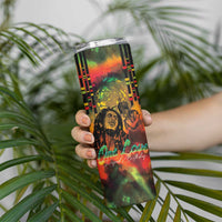 Jamaican Reggae Legend's Birthday Skinny Tumbler One Love Jamaica - Wonder Print Shop