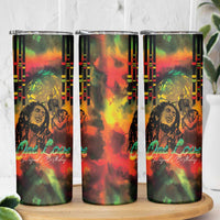 Jamaican Reggae Legend's Birthday Skinny Tumbler One Love Jamaica - Wonder Print Shop