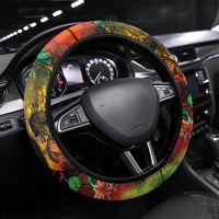 Jamaican Reggae Legend's Birthday Steering Wheel Cover One Love Jamaica - Wonder Print Shop