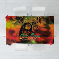 Jamaican Reggae Legend's Birthday Tablecloth One Love Jamaica - Wonder Print Shop