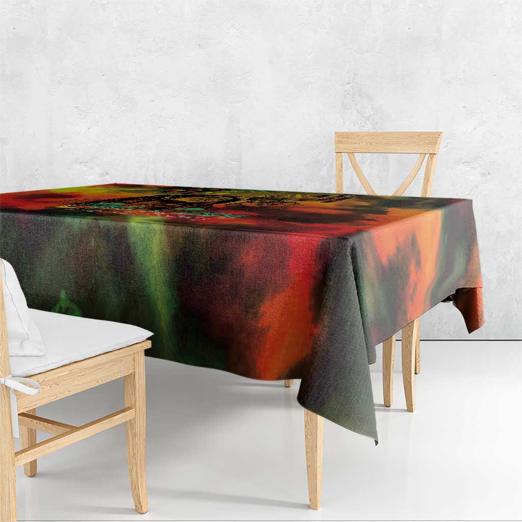Jamaican Reggae Legend's Birthday Tablecloth One Love Jamaica - Wonder Print Shop