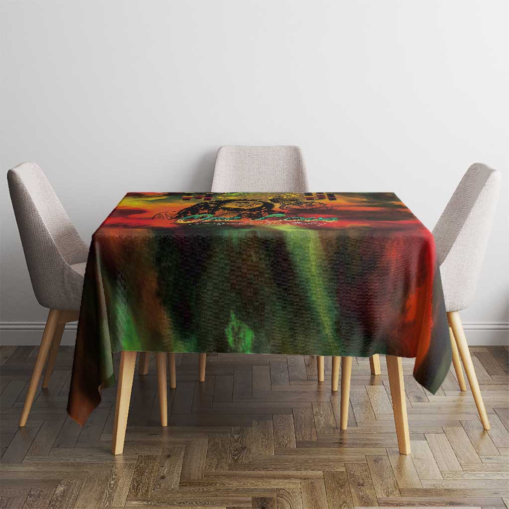 Jamaican Reggae Legend's Birthday Tablecloth One Love Jamaica - Wonder Print Shop
