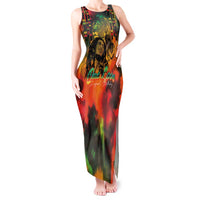 Jamaican Reggae Legend's Birthday Tank Maxi Dress One Love Jamaica - Wonder Print Shop