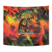 Jamaican Reggae Legend's Birthday Tapestry One Love Jamaica - Wonder Print Shop