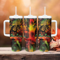 Jamaican Reggae Legend's Birthday Tumbler With Handle One Love Jamaica - Wonder Print Shop