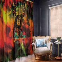 Jamaican Reggae Legend's Birthday Window Curtain One Love Jamaica - Wonder Print Shop