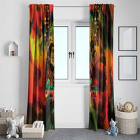 Jamaican Reggae Legend's Birthday Window Curtain One Love Jamaica - Wonder Print Shop