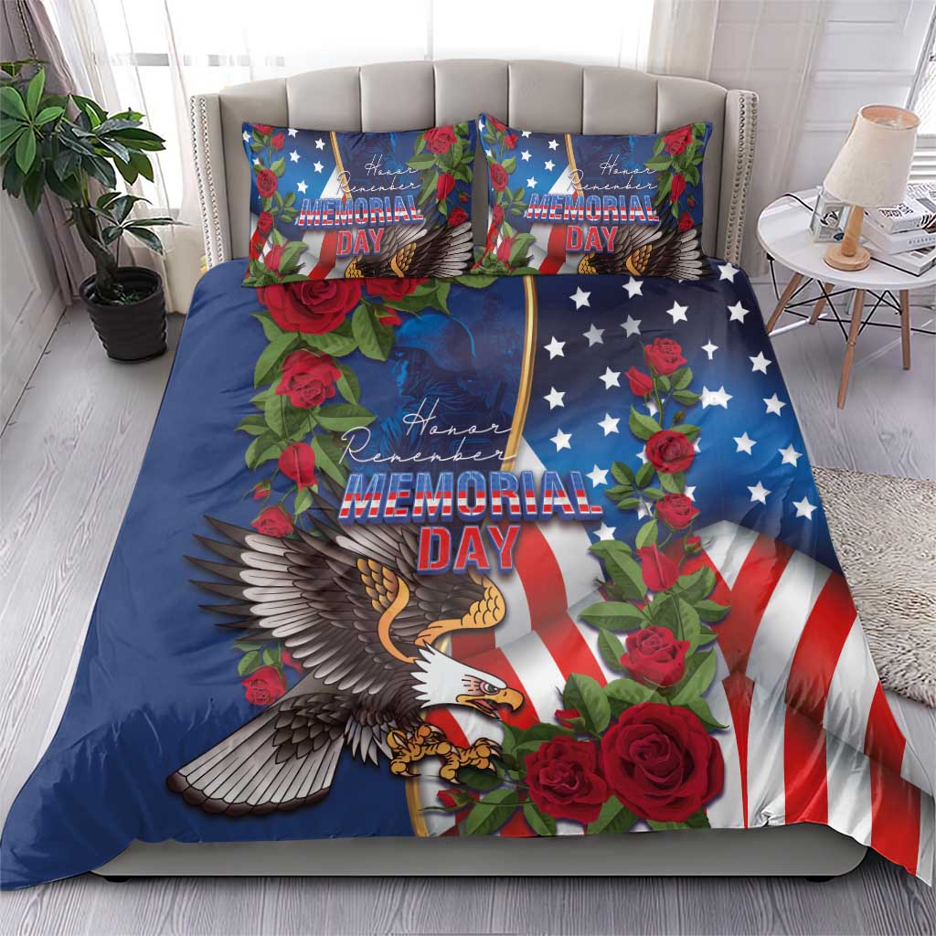 United States Memorial Day-Honor and Remember Bedding Set