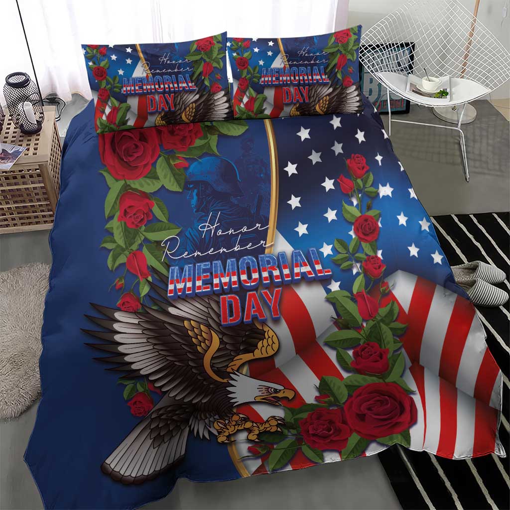 United States Memorial Day-Honor and Remember Bedding Set