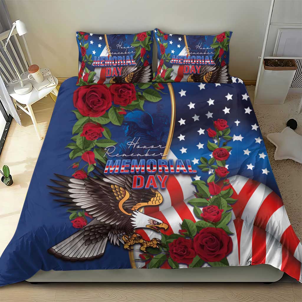 United States Memorial Day-Honor and Remember Bedding Set
