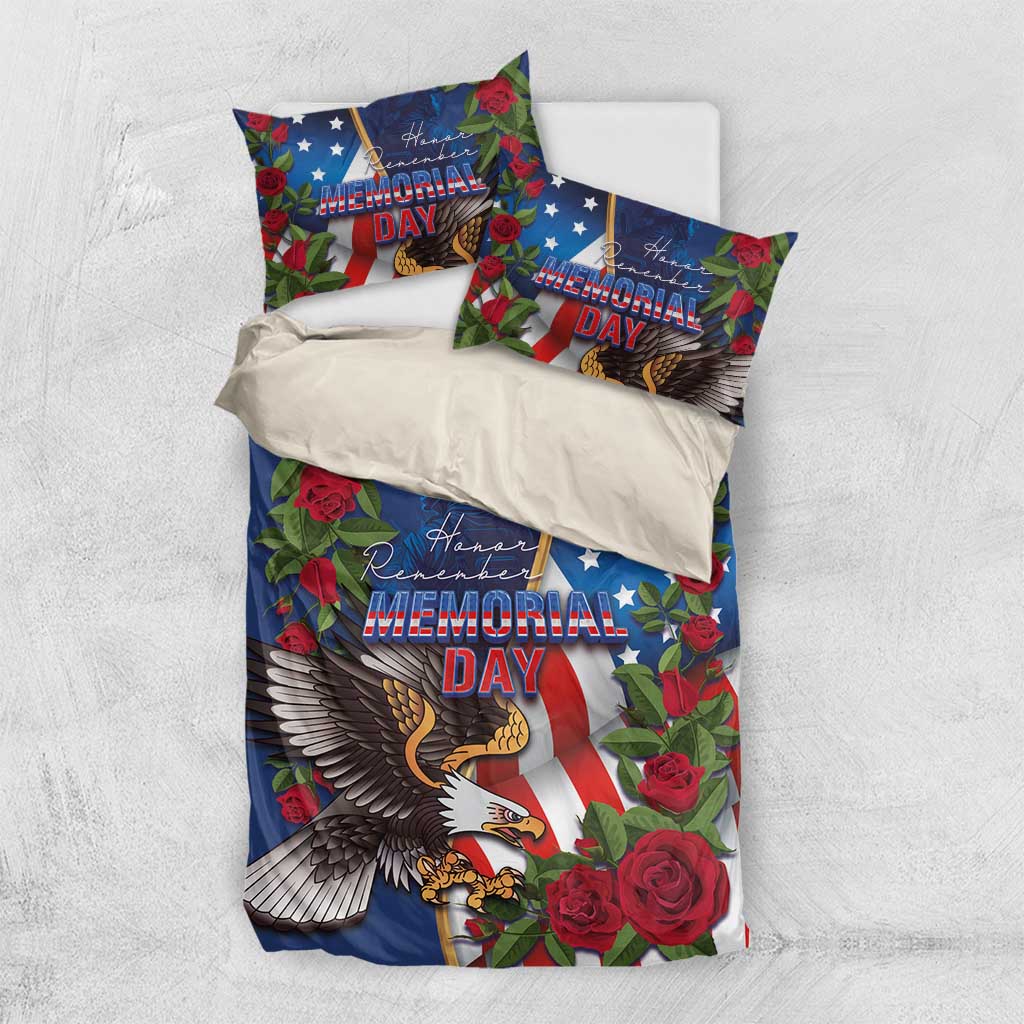 United States Memorial Day-Honor and Remember Bedding Set