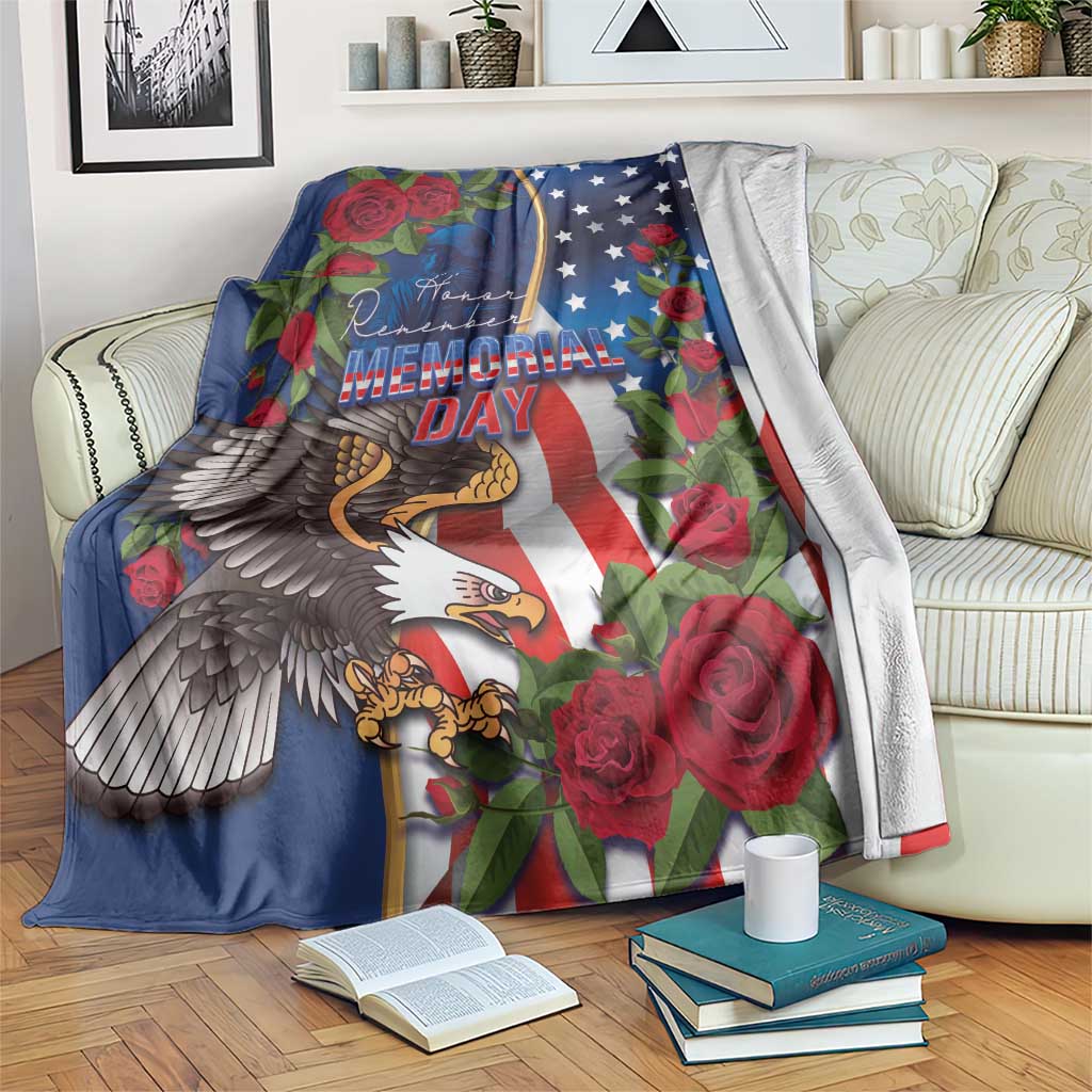 United States Memorial Day-Honor and Remember Blanket