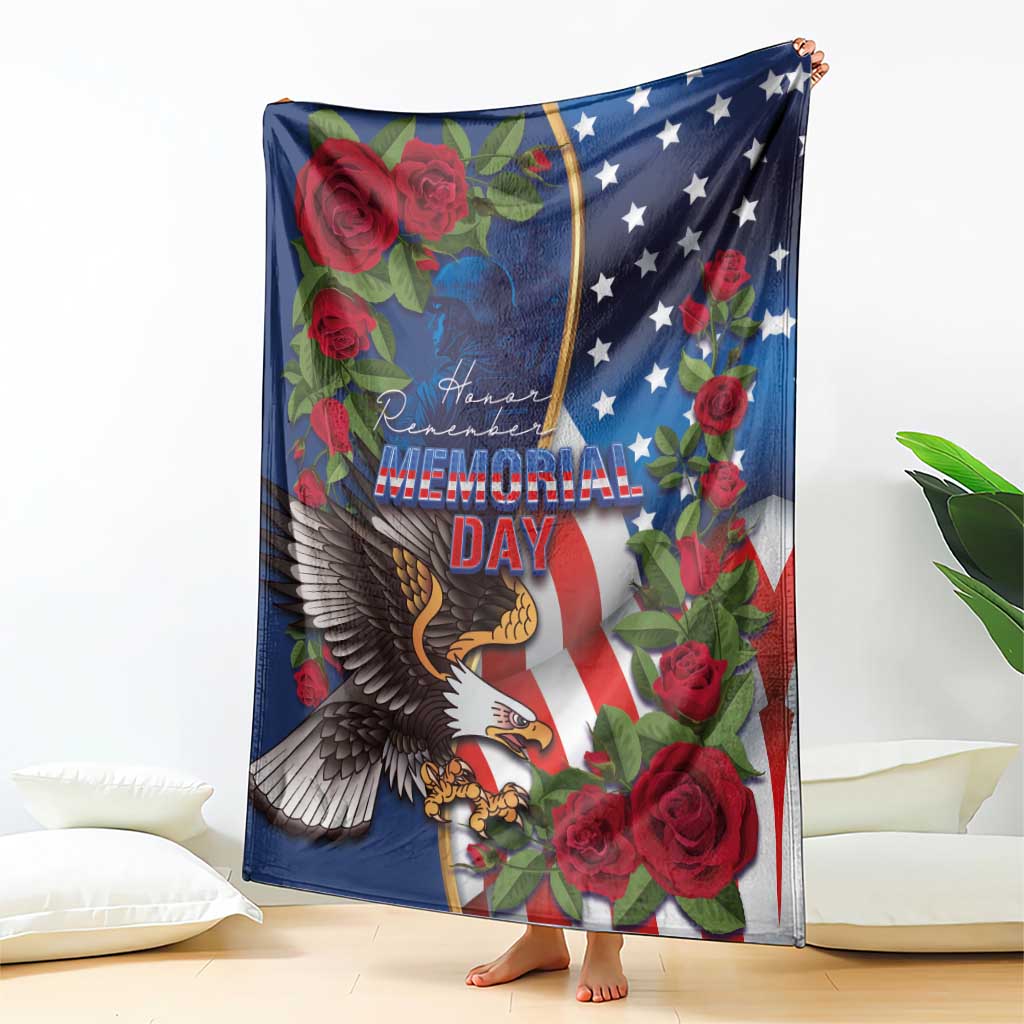 United States Memorial Day-Honor and Remember Blanket