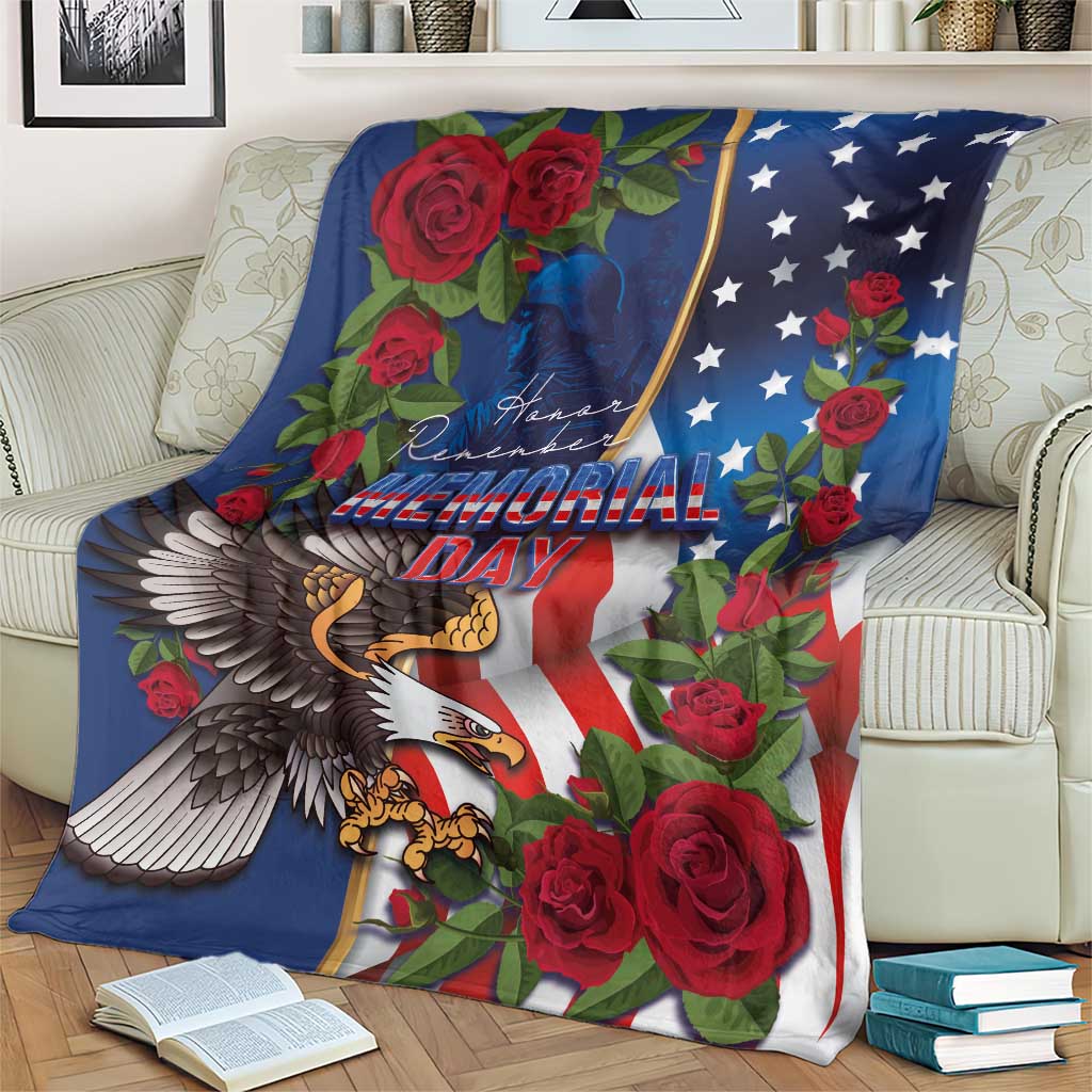 United States Memorial Day-Honor and Remember Blanket