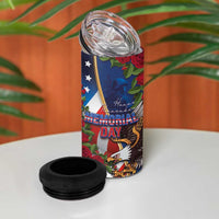 United States Memorial Day-Honor and Remember 4 in 1 Can Cooler Tumbler