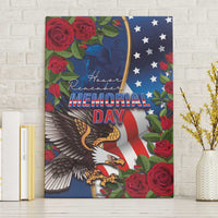 United States Memorial Day-Honor and Remember Canvas Wall Art