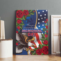 United States Memorial Day-Honor and Remember Canvas Wall Art
