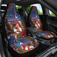 United States Memorial Day-Honor and Remember Car Seat Cover