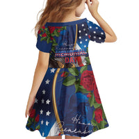 United States Memorial Day-Honor and Remember Family Matching Mermaid Dress and Hawaiian Shirt