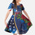 United States Memorial Day-Honor and Remember Family Matching Summer Maxi Dress and Hawaiian Shirt