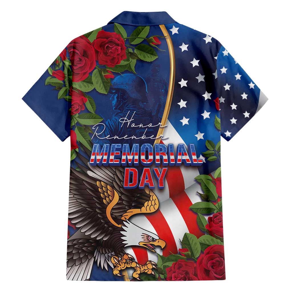 United States Memorial Day-Honor and Remember Family Matching Summer Maxi Dress and Hawaiian Shirt
