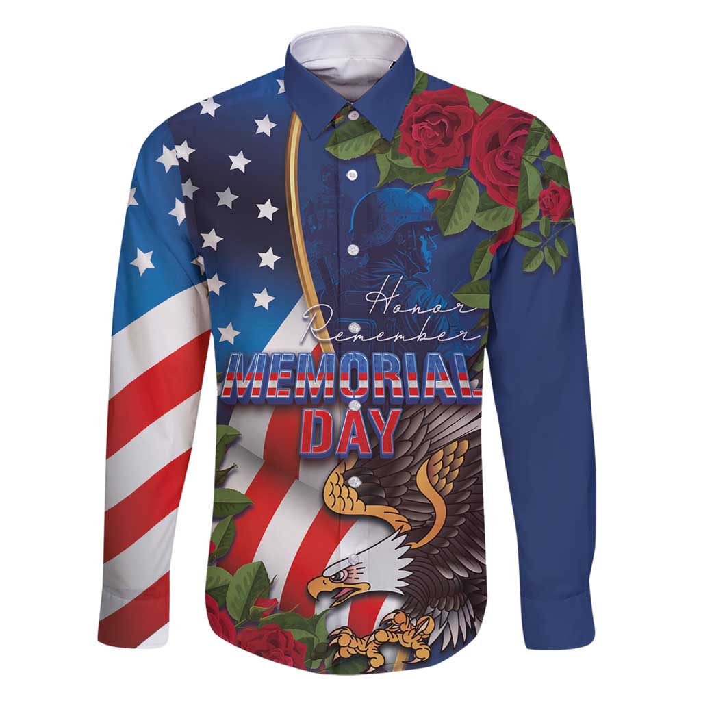 United States Memorial Day-Honor and Remember Family Matching Summer Maxi Dress and Hawaiian Shirt