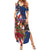 United States Memorial Day-Honor and Remember Family Matching Summer Maxi Dress and Hawaiian Shirt