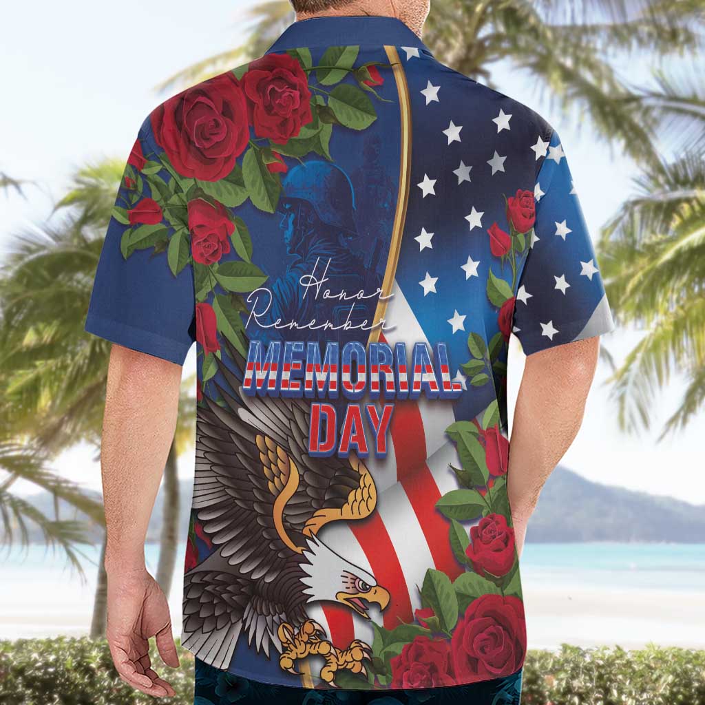 United States Memorial Day-Honor and Remember Hawaiian Shirt