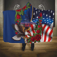 United States Memorial Day-Honor and Remember Hooded Blanket