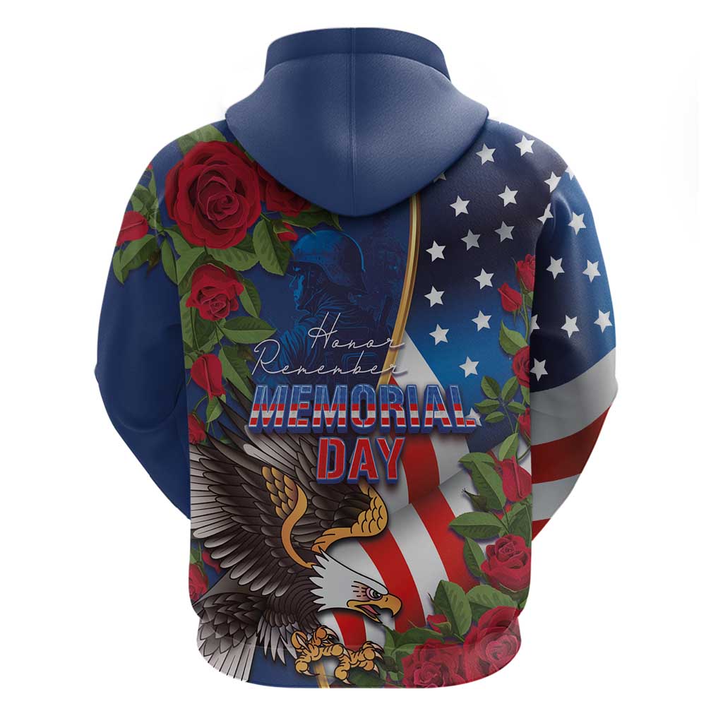 United States Memorial Day-Honor and Remember Hoodie