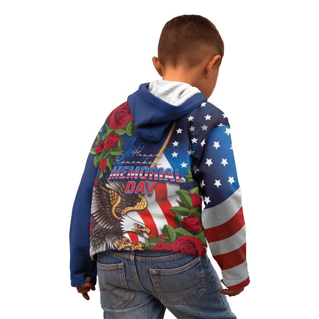 United States Memorial Day-Honor and Remember Kid Hoodie