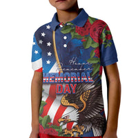 United States Memorial Day-Honor and Remember Kid Polo Shirt