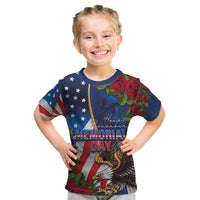 United States Memorial Day-Honor and Remember Kid T Shirt