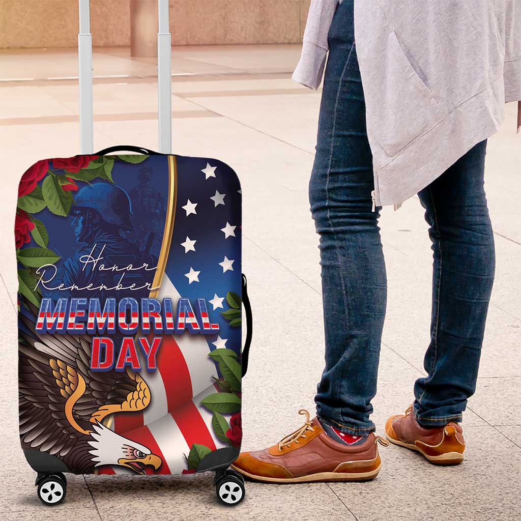 United States Memorial Day-Honor and Remember Luggage Cover