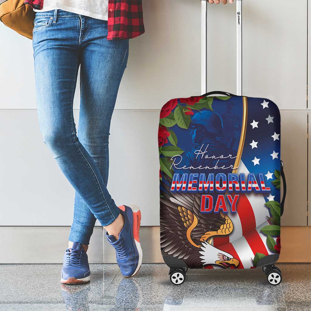 United States Memorial Day-Honor and Remember Luggage Cover
